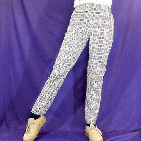Massimo Dutti Beige Plaid Pants - Picture 4 of 4